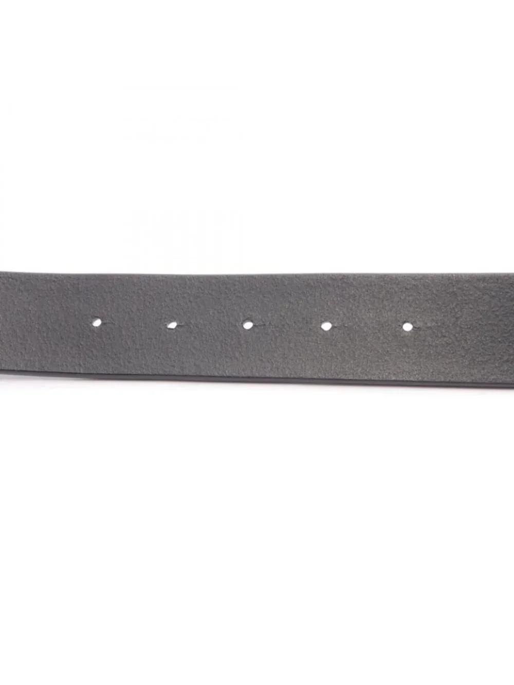 Balenciaga Belt Logo Buckle Silver Leather